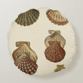 パチパチしたアンティークシェル ラウンドクッション (裏面)
