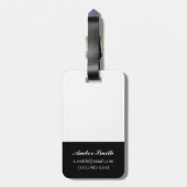 パチパチしたアンティークシェル ラゲッジタグ (裏面縦)