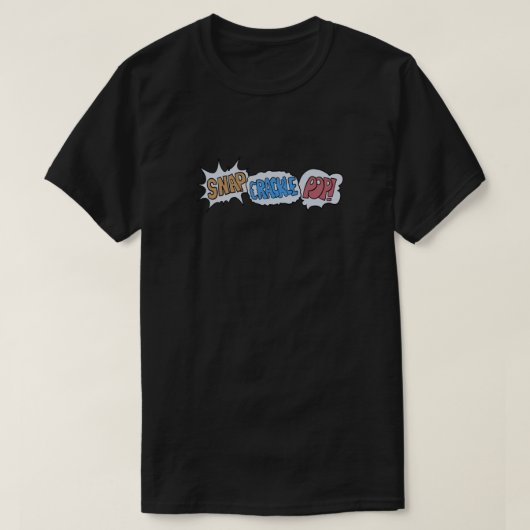 パチパチポップ・アートの!クラシック Tシャツ (デザイン正面)