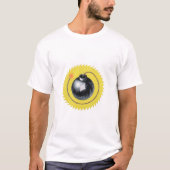 パチパチ導火線時限爆弾 Tシャツ (正面)