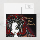 パチョリゴシックフェイリーファンタジーはがき ポストカード (正面/裏面)