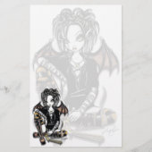 "パチョリ"のゴシック様式香の妖精の芸術の文房具 便箋 (正面)