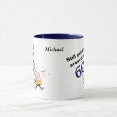 パチンのまわりに60ゴルフ マグカップ (中央)