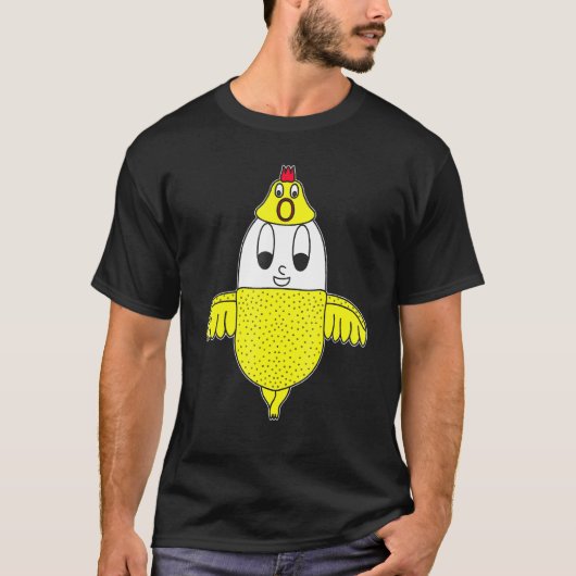 パチンコ玉みたいな卵 Tシャツ (正面)