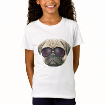 パッおもしろいグ、キュートフランスのブルドッグ眼鏡