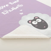 パッおもしろいン愛パステル紫の名前 シェルパブランケット (3/4)