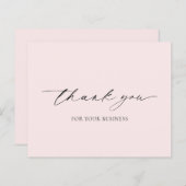 パッエレガントクモダン予算サンキューカード (正面/裏面)