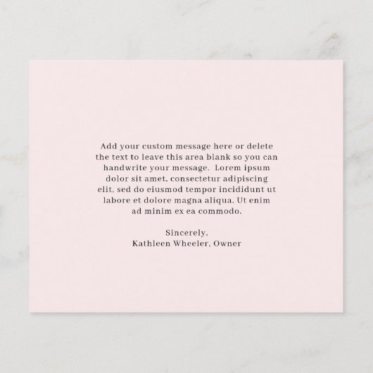 パッエレガントクモダン予算サンキューカード (裏面)