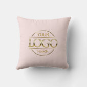 パッエレガントク企業の会社のロゴ クッション (裏面)