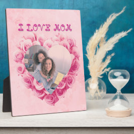 パッカスタムクのバレンタイン写真 – 木製プラーク フォトプラーク