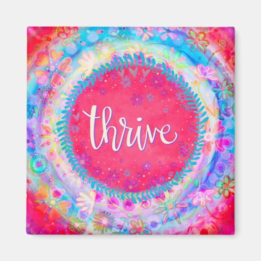 パッカラフルク感動的かわいらしおもしろい マグネット (正面)