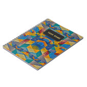 パッカラフルチ – 民族探しキルト – テキスト ノートブック (左側)