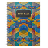 パッカラフルチ – 民族探しキルト – テキスト ノートブック (正面)