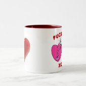 パッカーアップバレンタインハートマグ ツートーンマグカップ (中央)