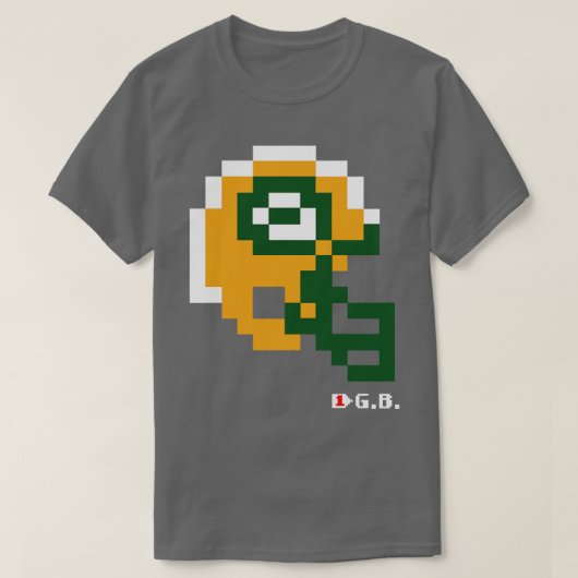 パッカーズテモボウルヘルメットピン Tシャツ (デザイン正面)