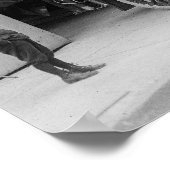 パッカード消防班、1911年。ヴィンテージ写真 ポスター (角)