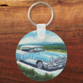 パッカード・ブルー キーホルダー (正面)