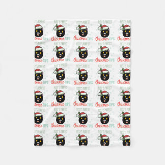 パッキーの完璧なクリスマススロー フリースブランケット