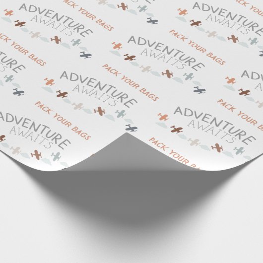 パックあなたのバッグアドベンチャー待ち包装紙 ラッピングペーパー (角)