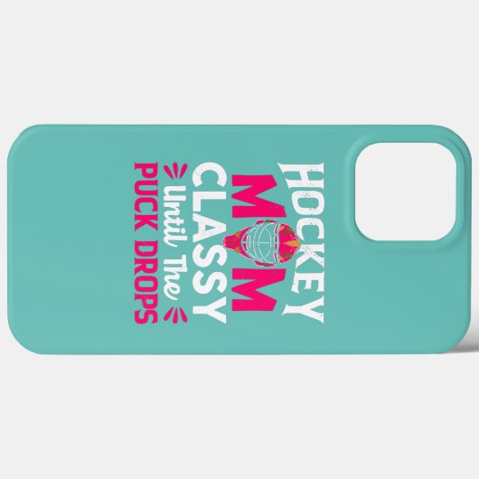 パックが母親を落とすまで、ホッケーの母親は上品に過ごす Case-Mate iPhoneケース (裏面 (横))