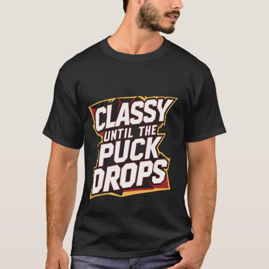 パックが落ちるまで上品 – Tシャツ (正面)