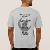 パックのインストラクターのリーダー Tシャツ (裏面)