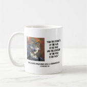 パックのオオカミの引用文のラドヤード・キップリングの強さ コーヒーマグカップ (左)