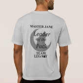 パックのリーダー Tシャツ (裏面)