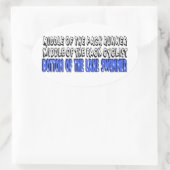 パックの中央 楕円形シール (バッグ)