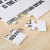 パックの強さはオオカミのKiplingの引用文です ジグソーパズル (側面)