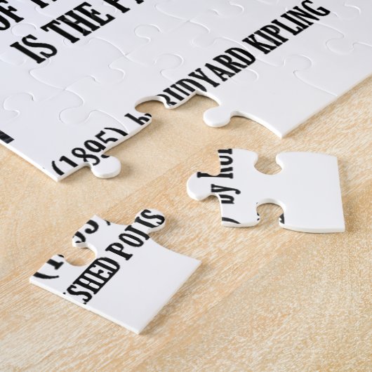 パックの強さはオオカミのKiplingの引用文です ジグソーパズル (側面)