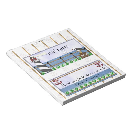 パックの航海のパーティーキャンディバーラッパの好意 ノートパッド (アングル)