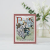 パックの雑誌のイースターカバー シーズンポストカード (スタンド正面)