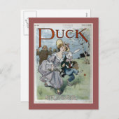 パックの雑誌のイースターカバー シーズンポストカード (正面/裏面)