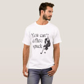 パックをデフレできない Tシャツ (正面フル)