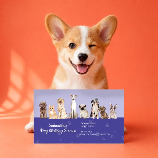 パックウォーク犬サービスグループペットケア 名刺
