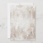 パックオオオカミの森の男の子の赤ちゃんシャワーへようこそ 招待状 (裏面)