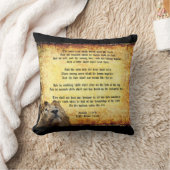 パックスクリストス、イザヤ書のあるライオン11:6-9装飾用クッション クッション (ブランケット)