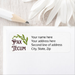 パックステカムピースラテンマスカトリック差出人住所 ラベル