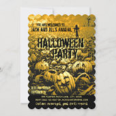 パックスドミノのハロウィン・ジャック・オ・ランタン墓地 招待状 (正面)