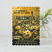 パックスドミノのハロウィン・ジャック・オ・ランタン墓地 招待状 (スタンド正面)