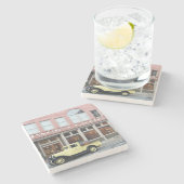 パックズタバーン、アシェヴィル、パックズタバーン ストーンコースター (横)