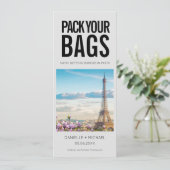 パックバッグの目的地の結婚式 セーブザデート (スタンド正面)