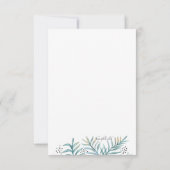 パックバッグセーブ・ザ・デート案内 招待状 (裏面)