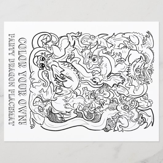 パックパーティードラゴン独自のアクティビティの色 (正面)