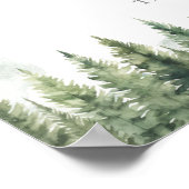 パックフォレストウルフおしゃれな狩りへようこそ ポスター (角)