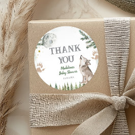 パックフォレストウルフへようこそ ラウンドシール