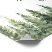 パックフォレストウルフウェルカムサインへようこそ ポスター (角)