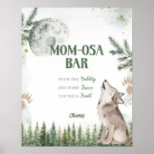 パックフォレストウルフモモモザバーポスターへようこそ ポスター (正面)