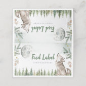 パックフォレストウルフ食品ラベルへようこそ 予約カード (外部開封)